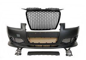 Paragolpes Delantero Audi A3 05-08 Look RS3 Black Antinieblas