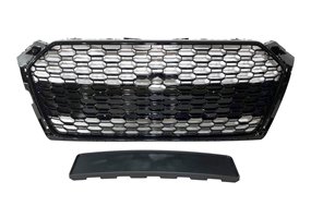 Parrilla Audi A5 18-20 Look RS5 Negro brillante Cámara