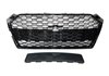 Parrilla Audi A5 18-20 Look RS5 Negro brillante Cámara