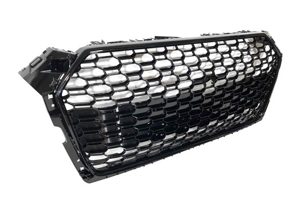Parrilla Audi A5 18-20 Look RS5 Negro brillante Cámara