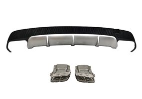 Difusor Trasero Mercedes CLA W117 2013-2018 4P/SW Look A45 ABS