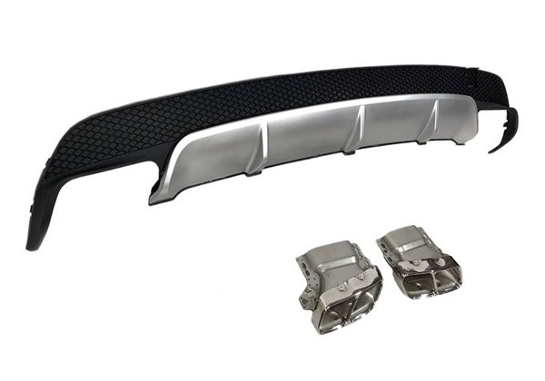 Difusor Trasero Mercedes CLA W117 2013-2018 4P/SW Look A45 ABS