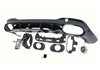 Difusor Trasero Mercedes W118 CLA Look A35 Negro Brillo