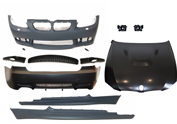 Kit De Carrocería BMW E92 / E93 06-09 ABS Look M3 Antinieblas Capó