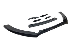Spoiler Delantero Audi A6 2016-2018 look RS6  Negro Brillante