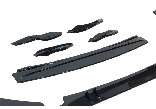 Spoiler Delantero Audi A6 2016-2018 look RS6  Negro Brillante