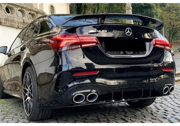 Alerón Mercedes W118 / V177 Look CLA45 Brillante Negro