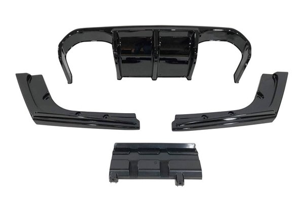 Difusor Trasero BMW F30 / F31 Look M3 Brillante Negro