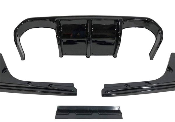 Difusor Trasero BMW F30 / F31 Look M3 Brillante Negro
