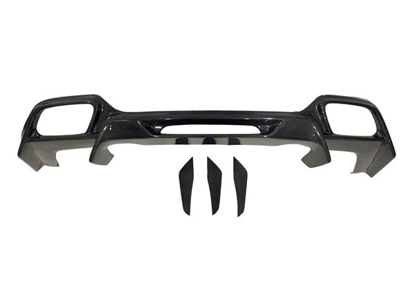 Difusor Trasero Mercedes R190 Coupe Look AMG GT Carbono