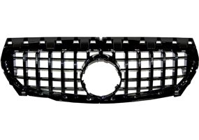 Parrilla Mercedes W117 CLA 2013-2019 Look GTR FULL BLACK