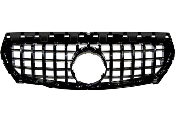 Parrilla Mercedes W117 CLA 2013-2019 Look GTR FULL BLACK