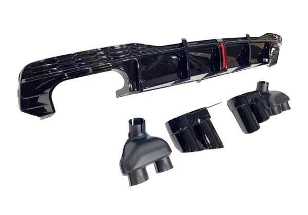 Difusor Trasero Audi A7 C8 2019-2024 Look S7 para SLine