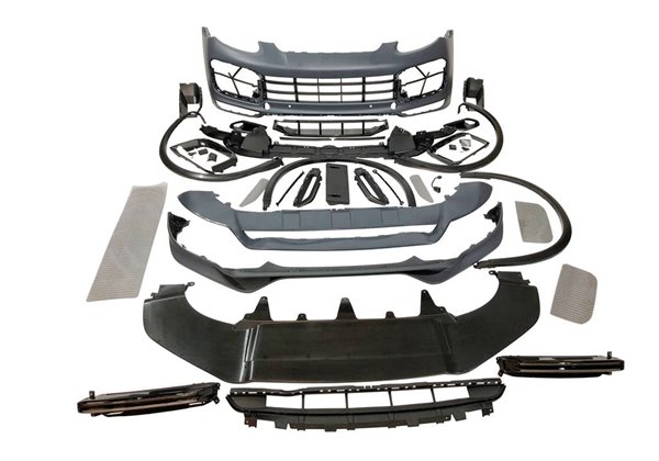 Paragolpes Delantero Porsche Cayenne 2011-2014 Look 2020 Turbo Spoiler