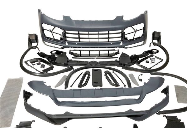 Paragolpes Delantero Porsche Cayenne 2011-2014 Look 2020 Turbo Spoiler