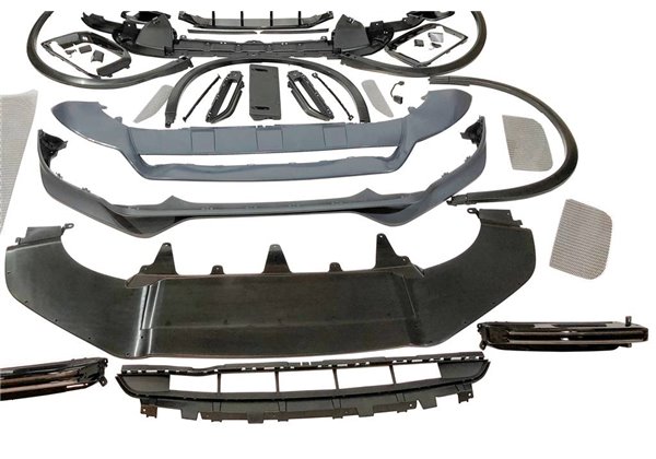 Paragolpes Delantero Porsche Cayenne 2011-2014 Look 2020 Turbo Spoiler