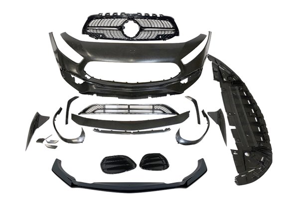 Paragolpes Delantero Mercedes W177 / V177 look A45 S Diamond II Spoiler delantero