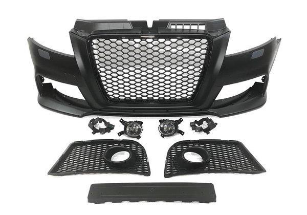 Paragolpes Delantero Audi A3 Y Sportback 09-12 Look RS3 ABS Antinieblas