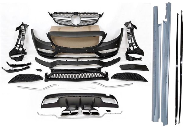 Kit De Carrocería Mercedes W205 2014-2018 4P / SW Look C63