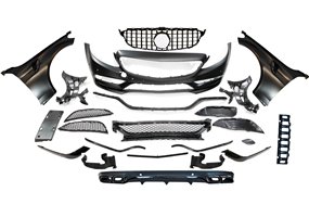Kit De Carrocería Mercedes W205 2014-2018 Coupe Look AMG C63