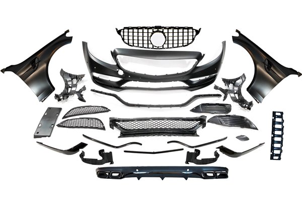 Kit De Carrocería Mercedes W205 2014-2018 Coupe Look AMG C63