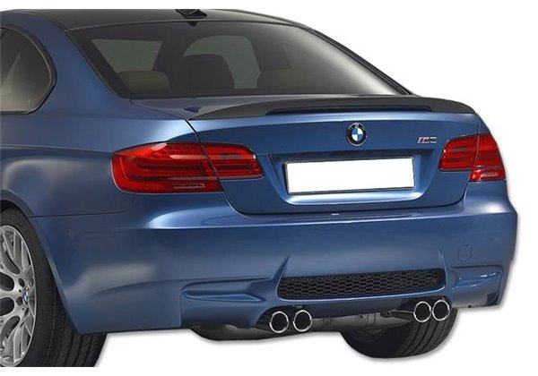 Paragolpes Trasero BMW E92 / E93 Look M3, ABS 2 Salidas