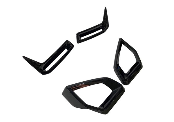 Splitters Delanteros BMW G05 X5 / G18 LCI Negro brillante