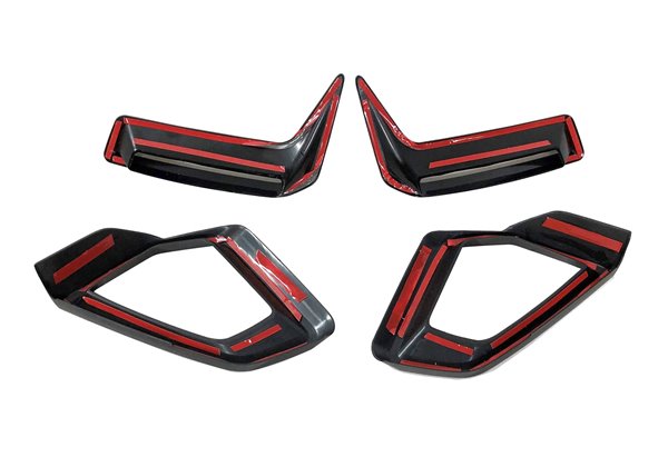 Splitters Delanteros BMW G05 X5 / G18 LCI Negro brillante