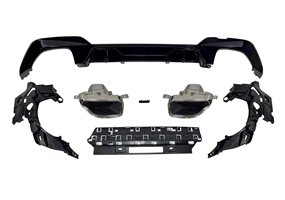 Difusor Trasero BMW G20 / G21 340 Look M Performance Brillante Negro