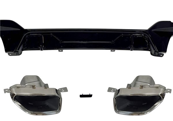 Difusor Trasero BMW G20 / G21 340 Look M Performance Brillante Negro