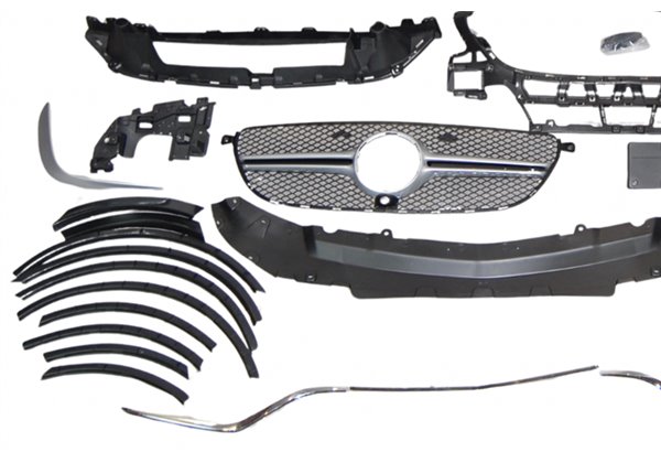 Kit De Carrocería Mercedes W166 GLE 2014-2018 look AMG E63 ABS