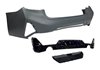 Paragolpes Trasero BMW G20 LCI 2023+ look M-Performance Brillante Negro
