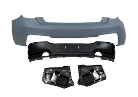 Paragolpes Trasero BMW F20 / F21 3-5P 12-14 Look M Performance 2 Salidas