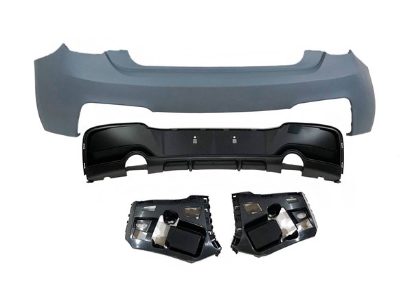 Paragolpes Trasero BMW F20 / F21 3-5P 12-14 Look M Performance 2 Salidas