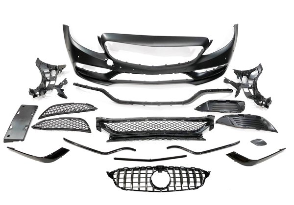 Paragolpes Delantero Mercedes W205 2014-2018 2P / 4P / SW look AMG C63