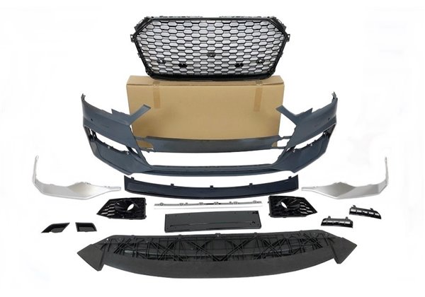 Paragolpes Delantero Audi A4 16-19 B9 Look RS4