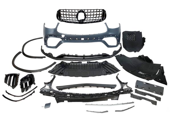 Paragolpes Delantero Mercedes X253 / C253 GLC 2020-2022 look AMG GLC63