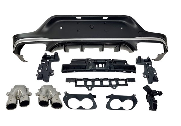 Difusor Trasero Mercedes GLC X253 COUPE 2020+ Look GLC43