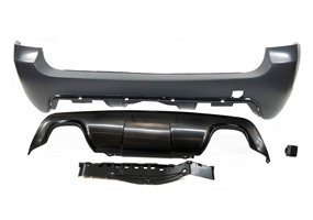 Paragolpes Trasero BMW E61 Look M 2 Salidas ABS