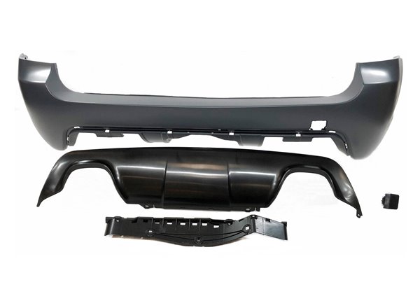 Paragolpes Trasero BMW E61 Look M 2 Salidas ABS