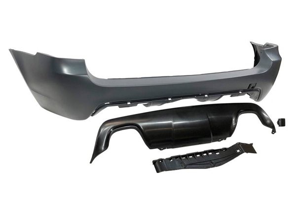 Paragolpes Trasero BMW E61 Look M 2 Salidas ABS