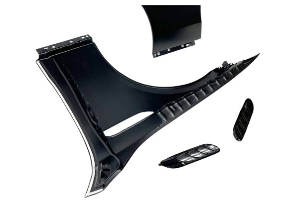 Aletas Mercedes W206 Sedan/SW/Coupe Look C63 Aluminio