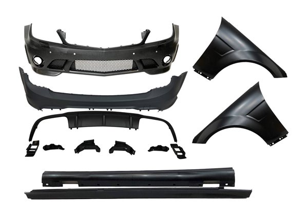 Kit De Carrocería Mercedes W204 SW Look AMG C63 07-10 ABS