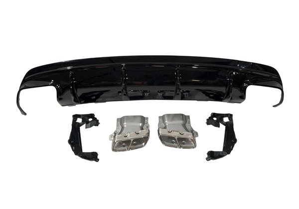 Difusor Trasero Mercedes CLA W117 2013-2015 4D/SW Style Facelift look A45