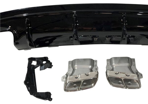 Difusor Trasero Mercedes CLA W117 2013-2015 4D/SW Style Facelift look A45