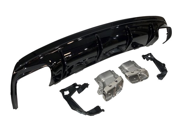 Difusor Trasero Mercedes CLA W117 2013-2015 4D/SW Style Facelift look A45