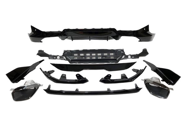 Kit De Carrocería BMW G42 Coupe Look M Performance Brillante Negro