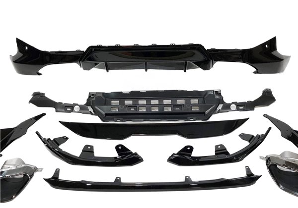 Kit De Carrocería BMW G42 Coupe Look M Performance Brillante Negro