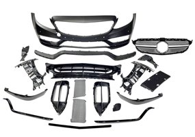 Paragolpes Delantero Mercedes W205 2014-2018 Coupe / 4P / SW look AMG C63