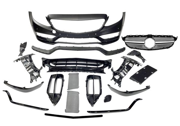 Paragolpes Delantero Mercedes W205 2014-2018 Coupe / 4P / SW look AMG C63
